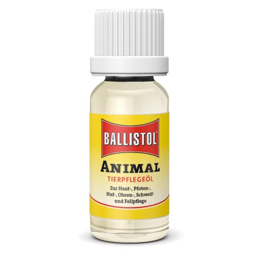 BALLISTOL 26560_case Animal Tierpflege-Öl 10ml – Huf-, Schweif- und Fell-Pflege für Hund, Katze, Pferd, Hof- & Haustiere von BALLISTOL