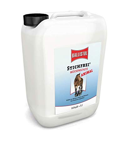 BALLISTOL 26832 Stichfrei Animal 5L Kanister – Tier-Schutz Insektenspray– 8h Schutz vor Mücken, Bremsen, Fliegen, Zecken BALLISTOL 26832 Stichfrei Animal 5L Kanister – Tier-Schutz Insektenspray– 8h Schutz vor Mücken, Bremsen, Fliegen, Zecken von BALLISTOL