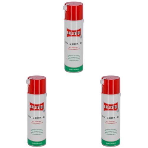 BALLISTOL Unisex Universalöl 400ml, Spraydose Universal l, Transparent, 400 ml 3er Pack EU BALLISTOL Unisex Universalöl 400ml, Spraydose Universal l, Transparent, 400 ml 3er Pack EU von BALLISTOL