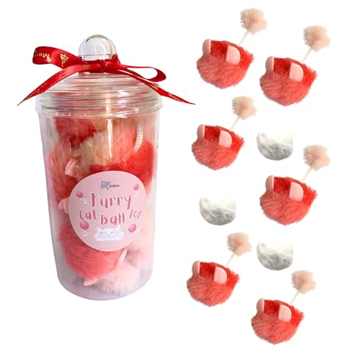 BALLMIE Katzenspielzeug Ball Pelzball mit Glocke in Rosa Katzenspielzeug Katzenminze Silvervine BALLMIE Katzenspielzeug Ball Pelzball mit Glocke in Rosa Katzenspielzeug Katzenminze Silvervine von BALLMIE
