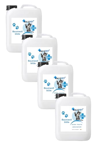 4X 5L Entferner gegen Tiergeruch Baumwollblüte Dauerhaft Katzen Hunde Urin Geruchs Killer 4X 5L Entferner gegen Tiergeruch Baumwollblüte Dauerhaft Katzen Hunde Urin Geruchs Killer von BALUVET