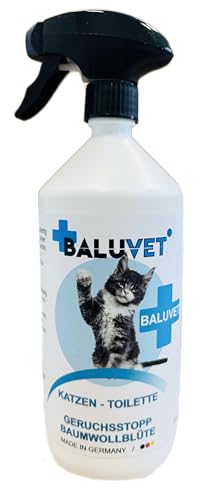 BALUVET Katzentoiletten-Geruchsentferner, Baumwollblüte Duft, 1L, Made in Germany BALUVET Katzentoiletten-Geruchsentferner, Baumwollblüte Duft, 1L, Made in Germany von BALUVET