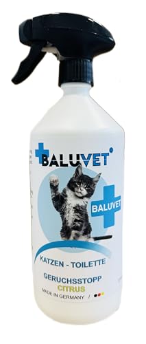 BALUVET Katzentoiletten-Geruchsentferner, Citrus Duft, 1L, Made in Germany BALUVET Katzentoiletten-Geruchsentferner, Citrus Duft, 1L, Made in Germany von BALUVET
