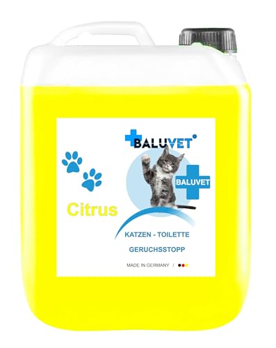 BALUVET Katzentoiletten-Geruchsentferner, Citrus Duft, 5L, Made in Germany BALUVET Katzentoiletten-Geruchsentferner, Citrus Duft, 5L, Made in Germany von BALUVET