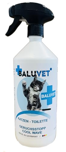 BALUVET Katzentoiletten-Geruchsentferner, Cool Wave Duft, 1L, Made in Germany BALUVET Katzentoiletten-Geruchsentferner, Cool Wave Duft, 1L, Made in Germany von BALUVET