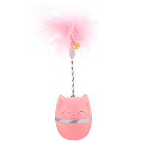 BANAN Cat Feather Toy Kitten Tumbler Toy Ball Funny Interactive Cat Toy Indoor Rotating Feather Tumbler for Cats Boredom pet supplies for dogs pet supplies for cats pet supplies for toy von BANAN