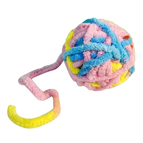 Cat Favorite Chasing Ball Toy Pom Poms 6cm Cat Keep Healthy- Toy Pompoms Cats Toy Soft Colorful Pom Cat Toy Ball von BANAN