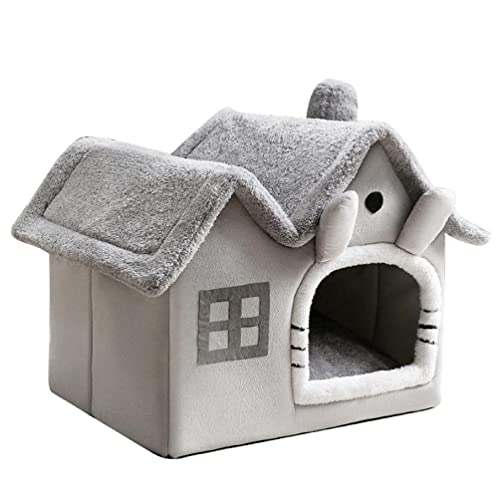 Deep Sleeping Warm in Winter Cat Bed Little Mat Basket Small Dog House Products Pet Tent Cosy Cave Nest Indoor Warm cat houses for indoor cats large cat houses for indoor cats warm no heating pad cat von BANAN