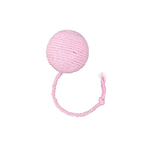 Kitten Toy Interactive Toy Funny Teaser Self-playing Sisal Squeaky Toy Scratcher Toy sisal ball toy von BANAN