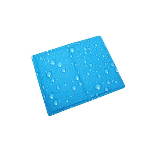 BANGHA Kühlmatte Hund,Kühlmatte für Hunde Haustier-Kühlkissen for Hunde und Katzen, Sommer-Schwamm-Kühlzubehör, Haustier-Kühlmatte, Kissen(Water Drops,5065cm(oppBag)) von BANGHA