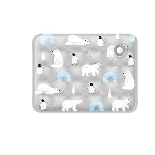 BANGHA Kühlmatte Hund,Kühlmatte für Hunde Kühlbetten Katzenzubehör Zubehör Hundebetten Waren Matten Häuser Lebensräume Haustierprodukte Kissen Welpenhaus Dinge Kätzchenkorb(Gray,30X40CM) von BANGHA