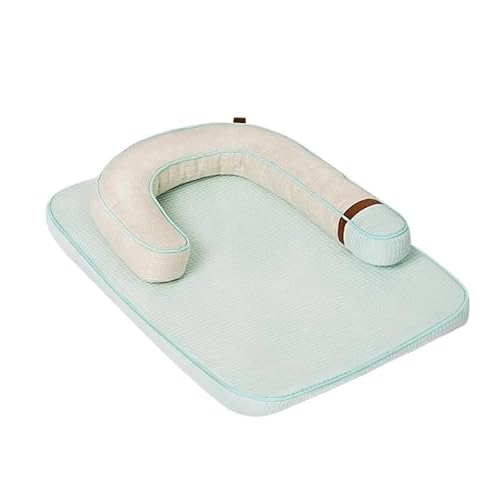 BANGHA Kühlmatte Hund,Kühlmatte für Hunde Kühlendes Haustier-Pad - Orthopädische Gel-Matte for Katzen und Hunde, hautfreundliches, atmungsaktives Pad mit chiropraktischer Unterstützung(Green) von BANGHA