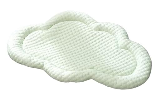 BANGHA Kühlmatte Hund,Kühlmatte für Hunde Summer Cooling Pet Cat Bed Cushion Ice Pad Dog Sleeping Cloud Shape Mat for Puppy Dogs Pet Kennel Quality Cool Blue Mat(Green,M) von BANGHA