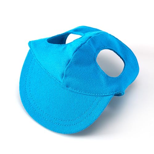 Hundemütze,Hunde Cappy 2 stücke Pet Gehen Visier Hut Mode Hund Hut Dekoration Foto Welpen Hut Hunde Kostüm(Sky Blue,L) von BANGHA