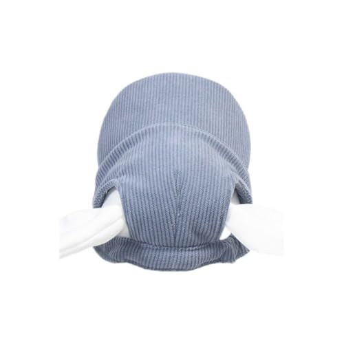 Hundemütze,Hunde Cappy 2Pcs Einstellbare Hund Baseball Kappe Atmungsaktive Weiche Hund Eltern-Kind Hut mit Ohr Löcher Haustier Sonnenhut Wandern(Blue,S) von BANGHA