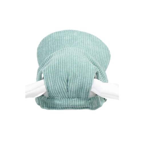 Hundemütze,Hunde Cappy 2Pcs Einstellbare Hund Baseball Kappe Atmungsaktive Weiche Hund Eltern-Kind Hut mit Ohr Löcher Haustier Sonnenhut Wandern(Green,M) von BANGHA