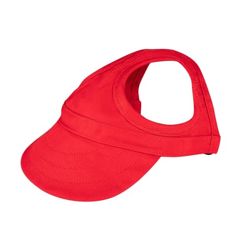 Hundemütze,Hunde Cappy Haustier-Outdoor-Zubehör for große und kleine Hunde und Katzen, Sonnenschutz, Tau-Ohren, Welpen, Entenzunge, Bequeme Baseballkappe, Kopfbedeckung(D,S) von BANGHA