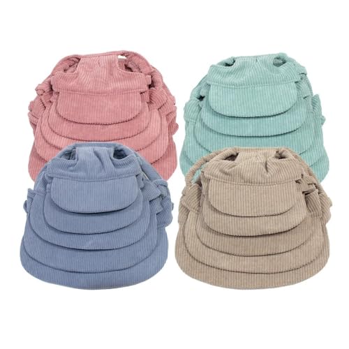 Hundemütze,Hunde Cappy Haustierbedarf Sonnenschutzhut Samthut for Hunde und Katzen, freiliegende Ohren, Jahreszeiten, Verkleidung, allgemeiner Sonnenschutz, Ausgehen(XSmall(Old)) von BANGHA
