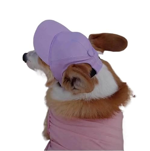 Hundemütze,Hunde Cappy Haustiermütze, Hundemütze, Baseballmütze, Sommer-Canvas-Hundekappe, nur for kleine Hunde, Outdoor-Zubehör, Outdoor, Wandern, Sport(5,Medium for Neck 32-35.5CM) von BANGHA