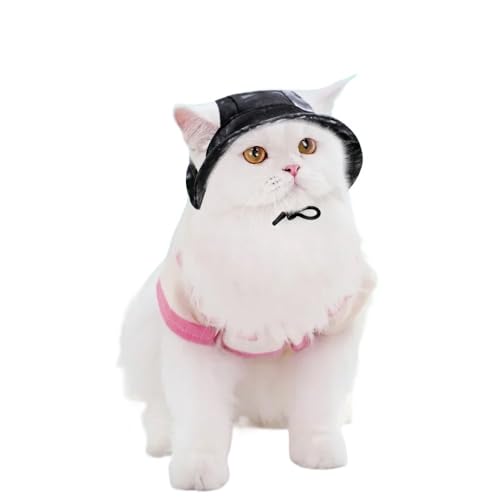 Hundemütze,Hunde Cappy Hundehut mit Ohrlöchern, Sonnenschutz-Baseballkappe for mittelgroße und kleine Hunde, süße Sommer-Hundekappe, Sonnenhut,(Set 10,Medium(for pet 4-6.5kg)) von BANGHA