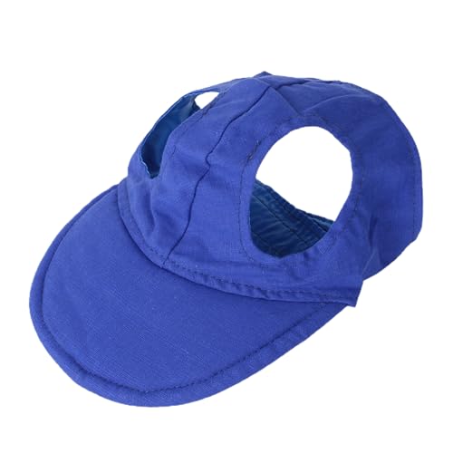 Hundemütze,Hunde Cappy Katzenmütze Hübsche Hunde-Schirmmütze Haustier-Katzen-Baseballmütze Ornament-Mütze Attraktive Baseballkappe Zubehör(Blue,M) von BANGHA