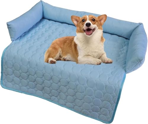 BANTASE Hundekühlmatte 2025 Verbesserte Kleine Mittelgroße Große Haustiere Selbstkühlende Ungiftige Pads Welpenkatzenbettmatte(B,90 * 90cm) von BANTASE