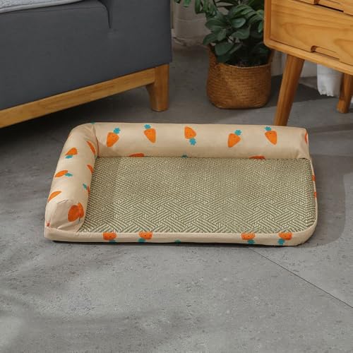 Kühlmatte For Hunde, Langlebige, Leicht Zu Reinigende Kühlmatte For Haustiere, Sicheres, Selbstkühlendes Gel-Pad, Faltbare, Weiche Kühlbettmatratze For Große Hunde Und Katzen Im Heißen Sommer(D,XXL(10 von BANTASE