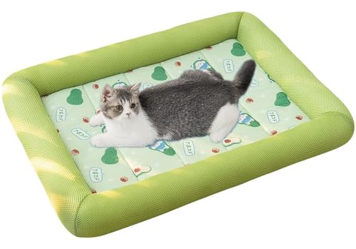 Kühlmatte for Haustiere, selbstkühlende Pat-Matte for kleine Tiere, waschbare Sommer-Pad-Decke, atmungsaktive Kühlmatte aus Eisseide for Haustiere, Kühlmatte for Haustiere for Katzen, Kätzchen, Hamste Kühlmatte for Haustiere, selbstkühlende Pat-Matte for kleine Tiere, waschbare Sommer-Pad-Decke, atmungsaktive Kühlmatte aus Eisseide for Haustiere, Kühlmatte for Haustiere for Katzen, Kätzchen, Hamste von BANTASE
