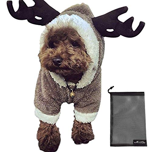 Warmer Hundemantel Weihnachten Verkleidung Cosplay Kostüme Pullover Pulli Weste Hoodie Wintermantel für Hund und Katze viele Größe von BAO CORE