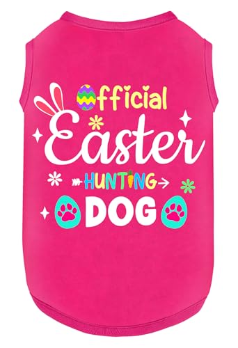 Hunde-Oster-Outfit, Hemd, weiche Baumwolle, dehnbar, leicht, Oster-Hundekleidung, ärmelloses Weste, Hemd für kleine, mittelgroße und große Hunde und Katzen Hunde-Oster-Outfit, Hemd, weiche Baumwolle, dehnbar, leicht, Oster-Hundekleidung, ärmelloses Weste, Hemd für kleine, mittelgroße und große Hunde und Katzen von BAOBICUTE