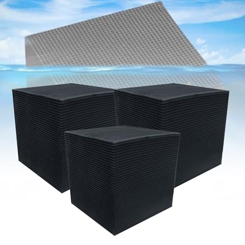 Baofu Eco-Aquarium Wassertrog Purifier Cube, Pferdetrog, Wasserreiniger, Würfel, ultrastarker Wasserfilter, Aktivkohle, Viehwasserreiniger, Würfel für Aquarium, Teiche, Aquariumwasser (3 Stück) von BAOFU