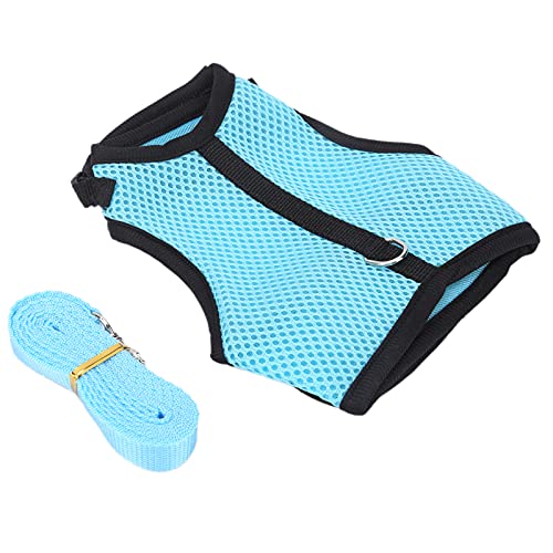 Atmungsaktives Mesh -Hasen -Frettchenkabelbaum und Leinen Set, Verstellbare Schnalle für Kleine Haustiere, Sicherstellen, DASS Sie Sicherheit zu Tragen, Bewegung zu Fördern, Ideal für Hochzeit, von BAOFUYA