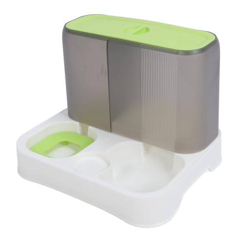 Automatischer Futterspender und Tränke-Set für Haustiere, Futterspender für Hunde und Katzen, Reisebedarf, Futterspender, Wasserspender, 2-in-1-Selbstfütterungsnapf, von BAOFUYA