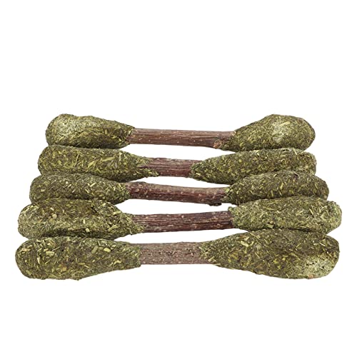 BAOFUYA 5 Teiliges Hasen Kauspielzeug, Kaninchen Kauspielzeug, Kaninchen Leckereien, Backenzahn Snacks, Meerschweinchen Leckereien, Heustangen für Kaninchen, Meerschweinchen, Hamster, BAOFUYA 5 Teiliges Hasen Kauspielzeug, Kaninchen Kauspielzeug, Kaninchen Leckereien, Backenzahn Snacks, Meerschweinchen Leckereien, Heustangen für Kaninchen, Meerschweinchen, Hamster, von BAOFUYA