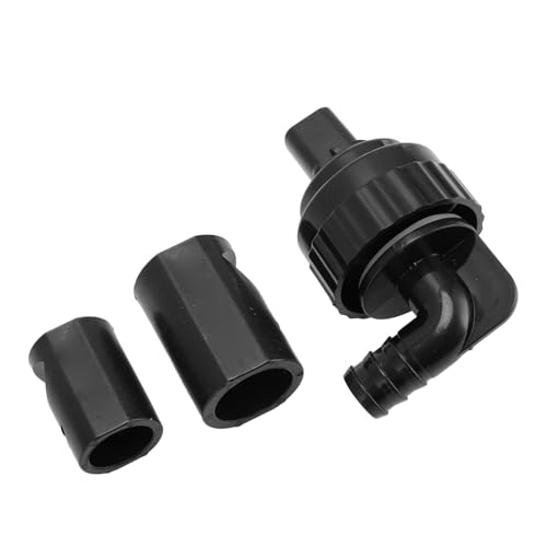 BAOFUYA Aquarium Airline -Schlauchanschlüsse, Plastikgeräuschreduzierung Verhindern Rückfluss Wasserauslass Schlauchadapter Set Aquarium -Wartung Lieferungen für Aquarienfische (Black) von BAOFUYA