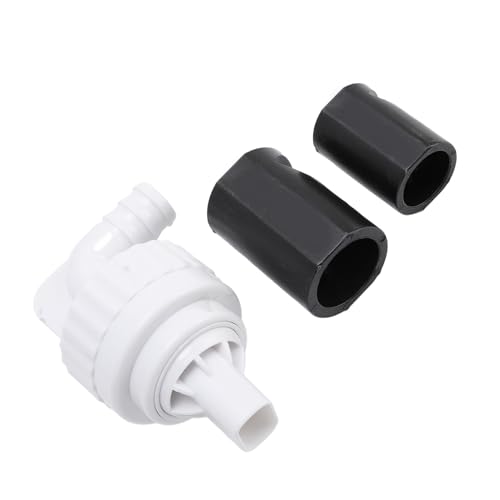 BAOFUYA Aquarium Airline -Schlauchanschlüsse, Plastikgeräuschreduzierung Verhindern Rückfluss Wasserauslass Schlauchadapter Set Aquarium -Wartung Lieferungen für Aquarienfische (White) von BAOFUYA