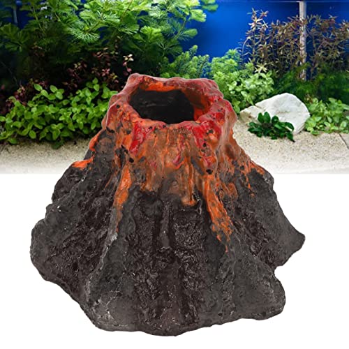 BAOFUYA Aquarium-Vulkan-Ornament, Air Stone Bubbler Light Decor für die Ergänzung und Sauerstoffversorgung von Aquarienlandschaften von BAOFUYA