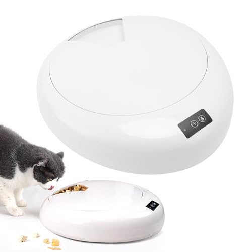 BAOFUYA Automatische Katzenfutterautomaten, Fernbedienung Zeitgesteuerte Funktion Smart Pet Mahls Lebensmittelschalen für Zeitplan Fütterung Nasse Trockenfutter BAOFUYA Automatische Katzenfutterautomaten, Fernbedienung Zeitgesteuerte Funktion Smart Pet Mahls Lebensmittelschalen für Zeitplan Fütterung Nasse Trockenfutter von BAOFUYA