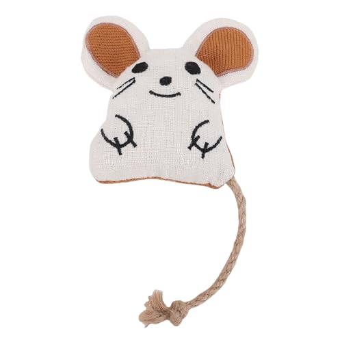 BAOFUYA Cat Interactive Chewing Toy, Niedliche Lustige, Quietschende Unterhaltung, Quietschendes Spielzeug für Haustier -Zahnen -Kauspiele (Maus) von BAOFUYA