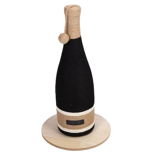 BAOFUYA Einzigartige Form Katzenkratzer, Innovatives Design mit Saugfunktionalität Multifunktional Flachbrettkatze Weinflasche Kratzerpfosten für Kätzchen BAOFUYA Einzigartige Form Katzenkratzer, Innovatives Design mit Saugfunktionalität Multifunktional Flachbrettkatze Weinflasche Kratzerpfosten für Kätzchen von BAOFUYA