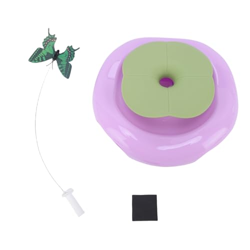 BAOFUYA Elektrische Schmetterlingsnecke Katzenspielzeug, Automatische Interaktive und Interessante Kätzchen -Übungsspiel -Chase -Teaser -Spielzeug für Innenkatzen von BAOFUYA
