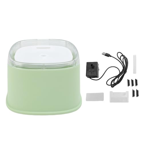 BAOFUYA Elektrischer Haustierwasserspender, USB -Schnittstelle Automatische Zirkulierende Filterdesign Hundekatze Trinkbrunnen für Mehrere Haustiere (2L) von BAOFUYA
