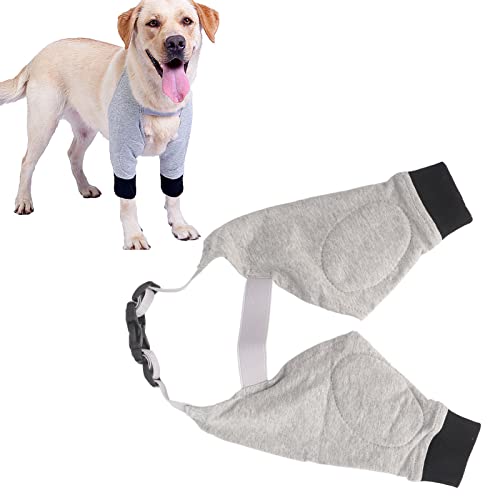 Ellbogenbandage für Hunde, Atmungsaktive Hunde-Vorderbeinmanschette, Weiche Pads, Hunde-Ellbogenstütze für Hunde (M) von BAOFUYA