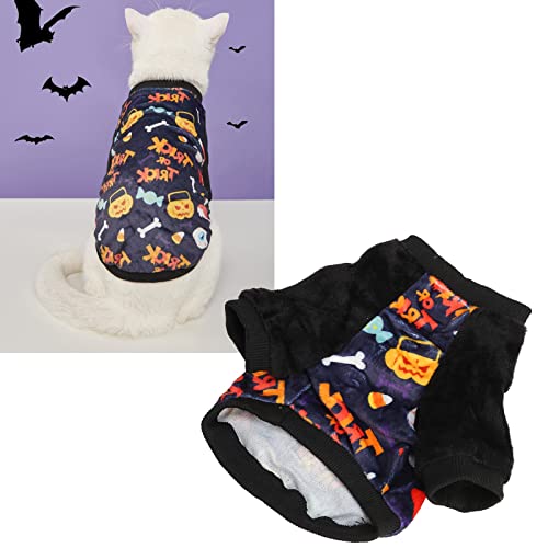 BAOFUYA Halloween-Kürbis-Hundekleidung Plüsch-Hundekürbis-Overall-Haustier-lustige Hoodies-Haustier-Festival-Kostüm-Kleidung-Kürbis-Halloween-Kostüm S von BAOFUYA