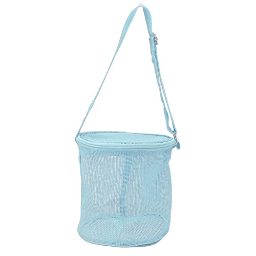 BAOFUYA Haustier-Tragetasche, tragbare atmungsaktive Reisetasche für ausgehende Hamster mit Schultergurt für Hamster-Kleintiere Hellblau von BAOFUYA