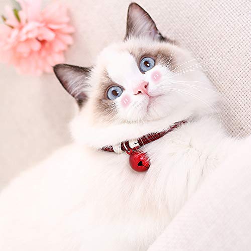 BAOFUYA Haustierkragen, Einstellbarer Japanischer Katzenkragen mit Bell für Hochzeitsfeiern Geburtstage, Photoshot (Jian Hong) von BAOFUYA