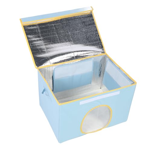 BAOFUYA Hideaway Cat Shelter, Vielseitiges Design Leicht zu Bewahren Verbessertem Komfort PP Isolierte Falthöhle für Häusliche Außenhöfe PET -Gebrauch (Blue) von BAOFUYA