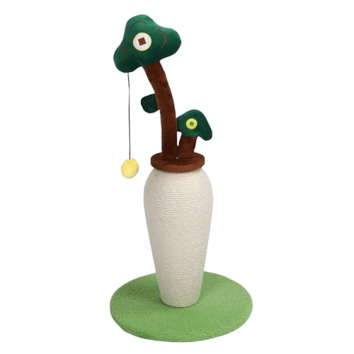 BAOFUYA Hohe Katze Kratzerpfosten, Klettern Katze Kratzer Sisal Vertikaler Kratzpost Kätzchen Sisal für Klauenpflege Playtime von BAOFUYA