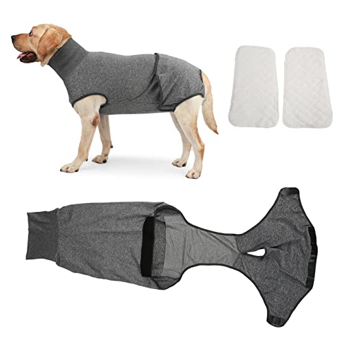 BAOFUYA Hunde-Erholungsanzug Professionelles Chirurgisches ErholungskostüM Waschbare GanzköRper-Hundewindel-HygienehöSchen (XL) von BAOFUYA