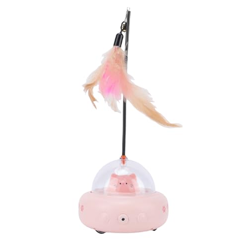 BAOFUYA Interactive Cat Toys Kit, Rotierendes Interaktives Kätzchen Kratzer Spielen Spielzeug für Haustierübung und Unterhaltung Innenräume von BAOFUYA